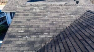 A roof with well-maintained shingles